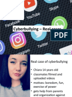 Cyberbulllying - Real Cases