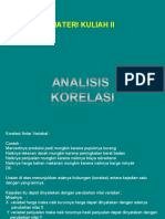 Analisis Korelasi