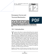 Chapter 12 - European Curve and Turnout Mechanics