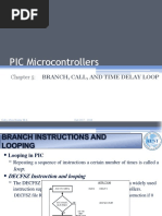 PIC Microcontrollers: Chapter 5: Branch, Call, and Time Delay Loop