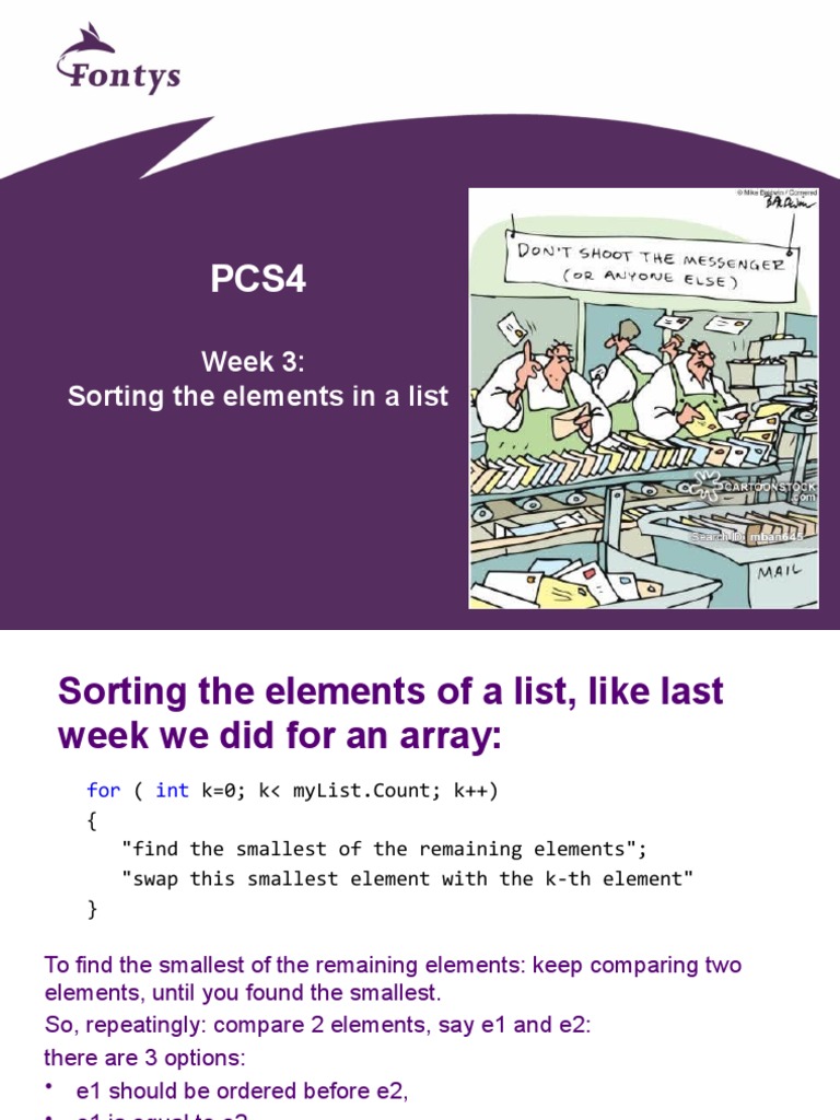 Sorting Lists with IComparable and IComparer | PDF | Software ...
