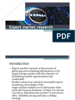 15 Export Market Research PDF