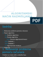 Algoritamski Način Razmišljanja: Rešavanje Problema Pomoću Računara