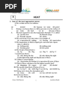 Heat 3: Class-VIII Physics Question Bank