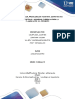 Fase 2 - Identificar Las Variables Básicas para La Planificación Del Proyecto - Grupo - 212055a - 611 PDF