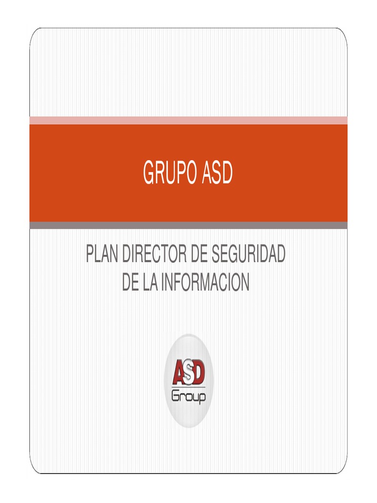 Plan Director de Seguridad de la Información | PDF | Vulnerabilidad ...