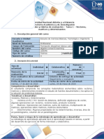 Guía de actividades y rúbrica de evaluación - Tarea 1 - Vectores, matrices y determinantes.doc