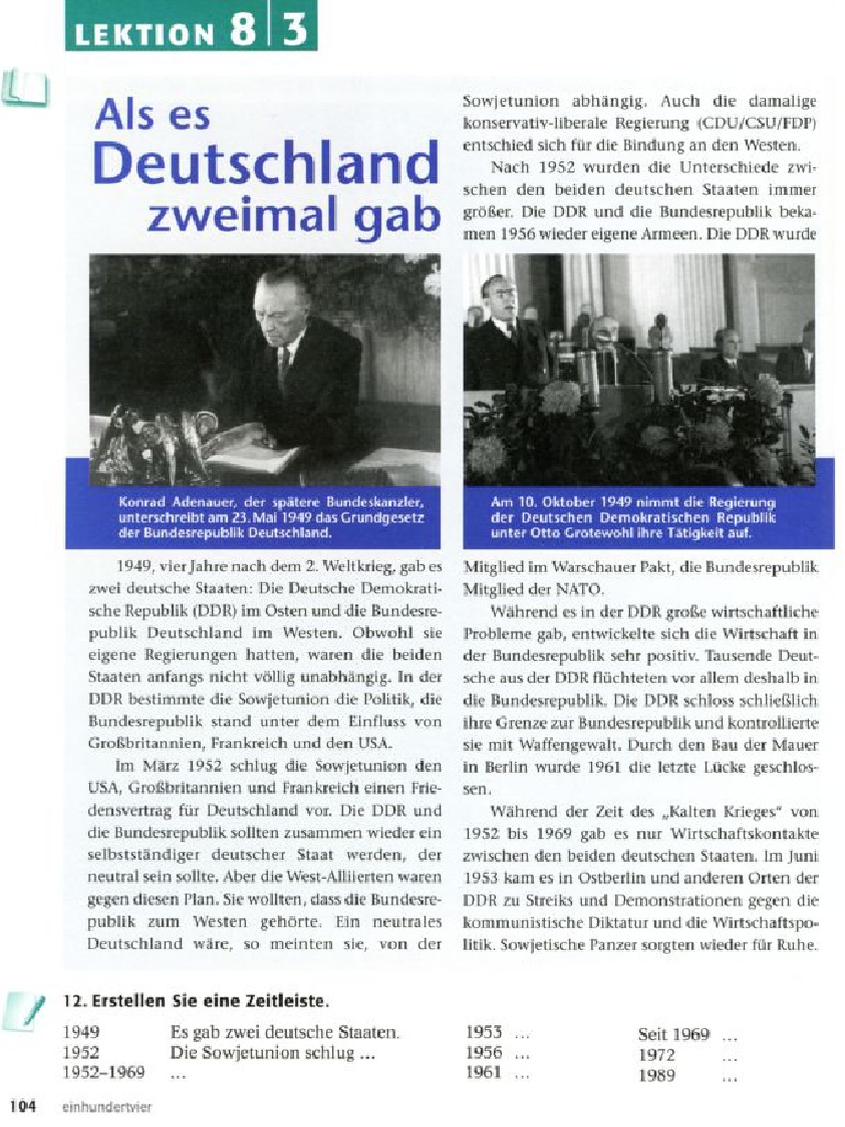 Als Es Deutschland Zweimal Gab PDF | PDF