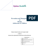 Prevention Management Obesity Children Adolescents