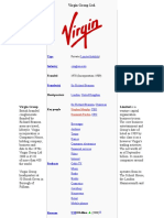 Virgin Group Ltd. A British Conglomerate Founded by Richard Branson