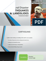 Earthqaukes and Landslides