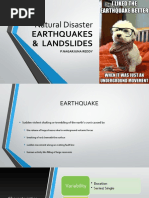 Earthqaukes and Landslides