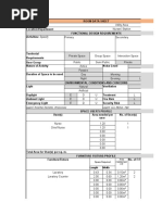 Architectural Space Programming Format | PDF | Architectural Design ...