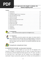 Unit 5. The Diachronic Approach To The English Vocabulary: The Modern English Period