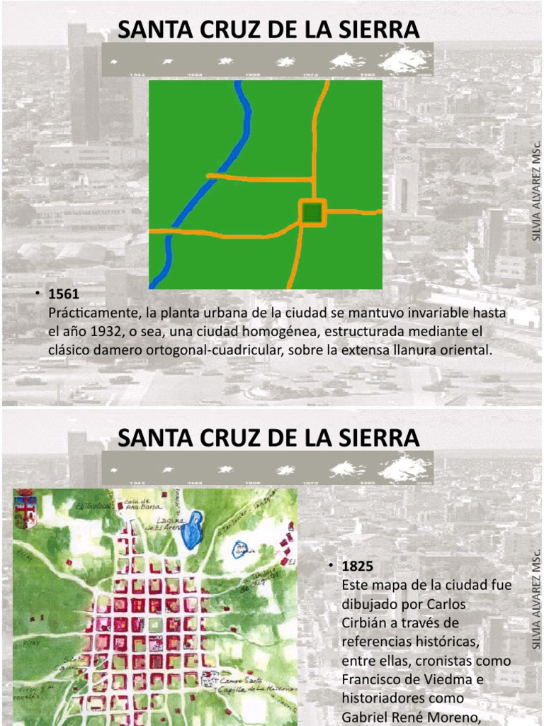 Historia y planos de Santa Cruz de la Sierra | PDF | Historia