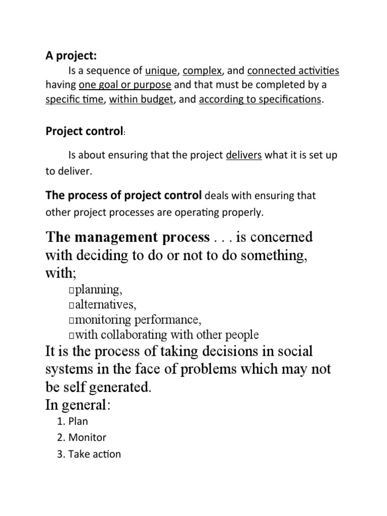 A Project Definition | Download Free PDF | Business Process | Systems ...