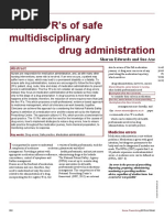 The Ten R's of Safe Multidisciplinary Drug Administration: Better Practice