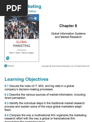 Global Marketing: Tenth Edition, Global Edition | PDF | Big Data