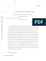 Calculated Electron Fluxes at Airplane Altitudes