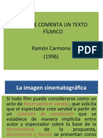 Cómo se comenta un texto fílmico CARMONA-2010