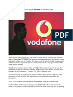 Vodafone PLC Liability For AGR Capped at Rs 8