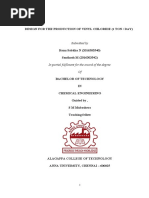 Vinyl Chloride Production Process Flow | PDF | Polyvinyl Chloride ...