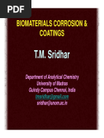 Biomaterials Corrosion