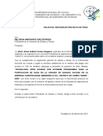 Solicitud de Revision de Proyecto de Tesis