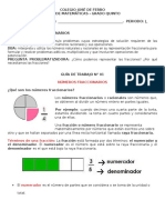 4° Guia 01 - Números Fraccionarios