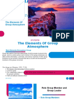 The Elements of Group Atmosphere: Drs. Afrizal Sano, M. PD., Kons. Triave Nuzila Zahri, S. PD., M. PD., Kons