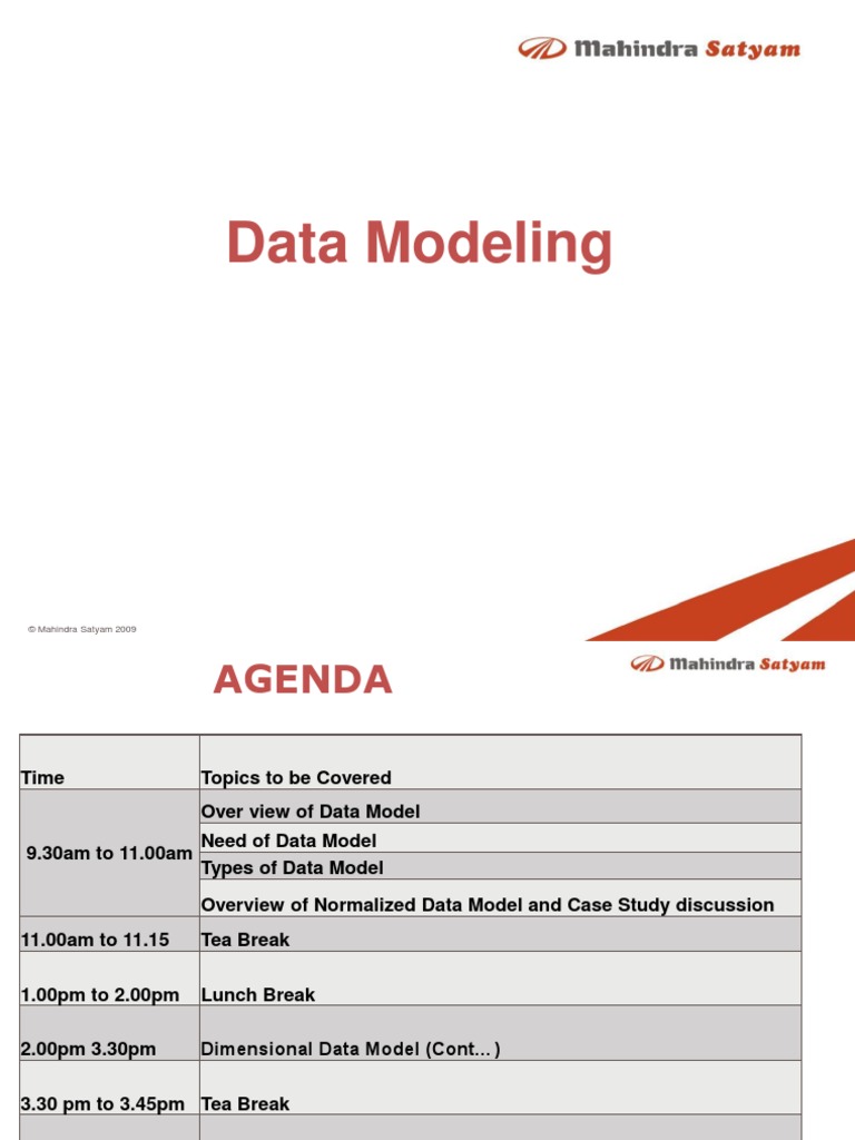 DataModel Session ELTP | PDF | Data Warehouse | Data Model