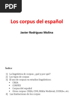 Los Corpus Del Español: Javier Rodríguez Molina