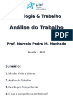 Análise do Trabalho e Competências Profissionais