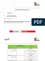 Informe de Programa Deportivo