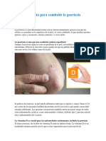 Combatir la psoriasis naturalmente