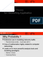 Probability Theory For Networking Application