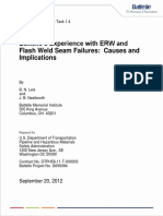 Battelle's Report - ERW & Flash Weld Seams