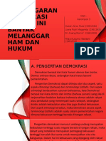 Pelanggaran Demokrasi Selama Ini Banyak Melanggar