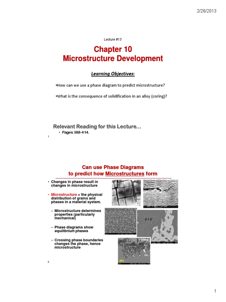 Microstructure Development in Alloys | PDF | Heat Treating | Steel