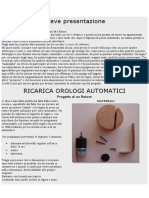 Ricarica Orologi Automatici