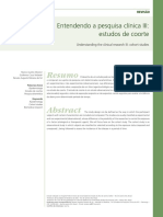 Estudos Epidemiológicos - Estudos de Coorte PDF