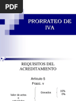 Proporción de IVA Acreditable en Actividades | PDF | Impuesto al valor ...