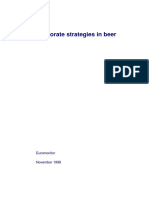 Corporate Strategies in Beer: Euromonitor