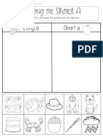 Long and Short Vowel Sort