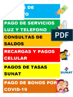 Retiros de Efectivo Pago de Servicios Luz Y Telefono