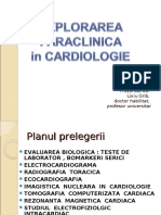 EXPLORAREA PARACLINICA in CARDIOLOGIE 1