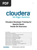 Cloudera Developer Training For Apache Spark: Hands-On Exercises