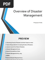 Overview of Disaster Management: P.Nagarjuna Reddy