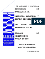 Trabajo de Investigacion Normas ISO 9000