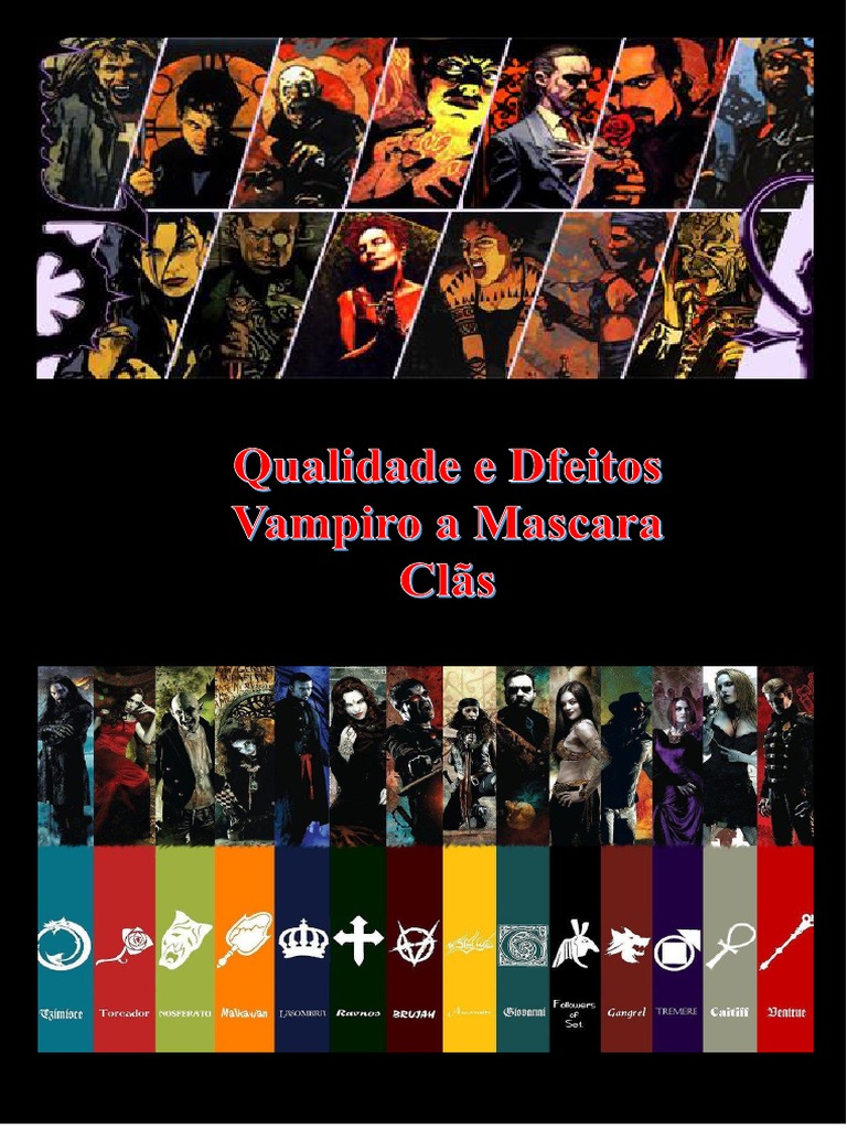 Qualidades de Defitos de Clãs - Vampiro A Mascara | PDF | Vampiros | Sangue